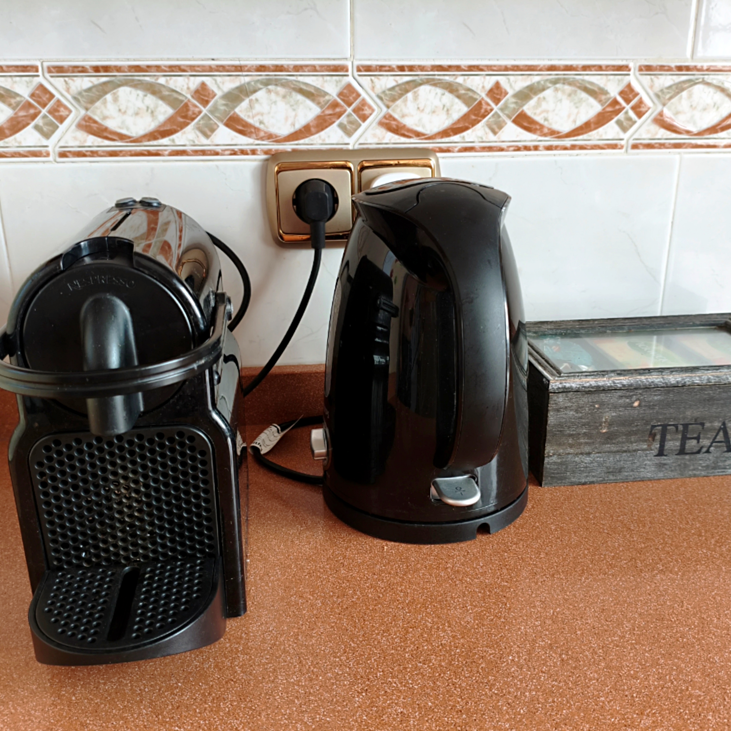 Kitchen counter at Casa Miramar