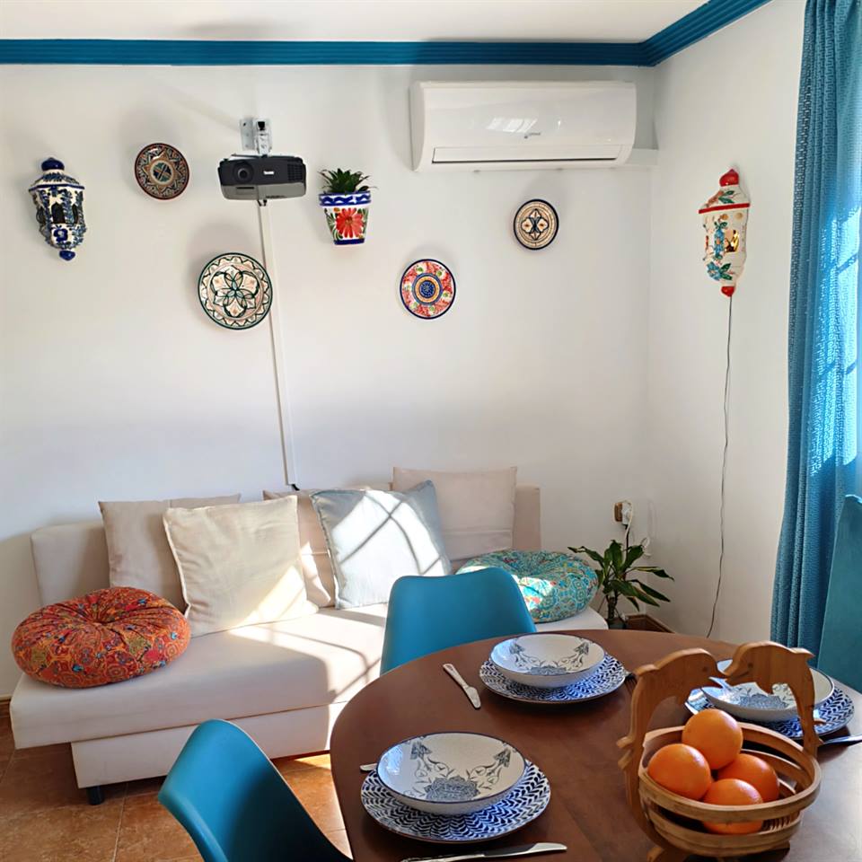 Living room at Casa Miramar