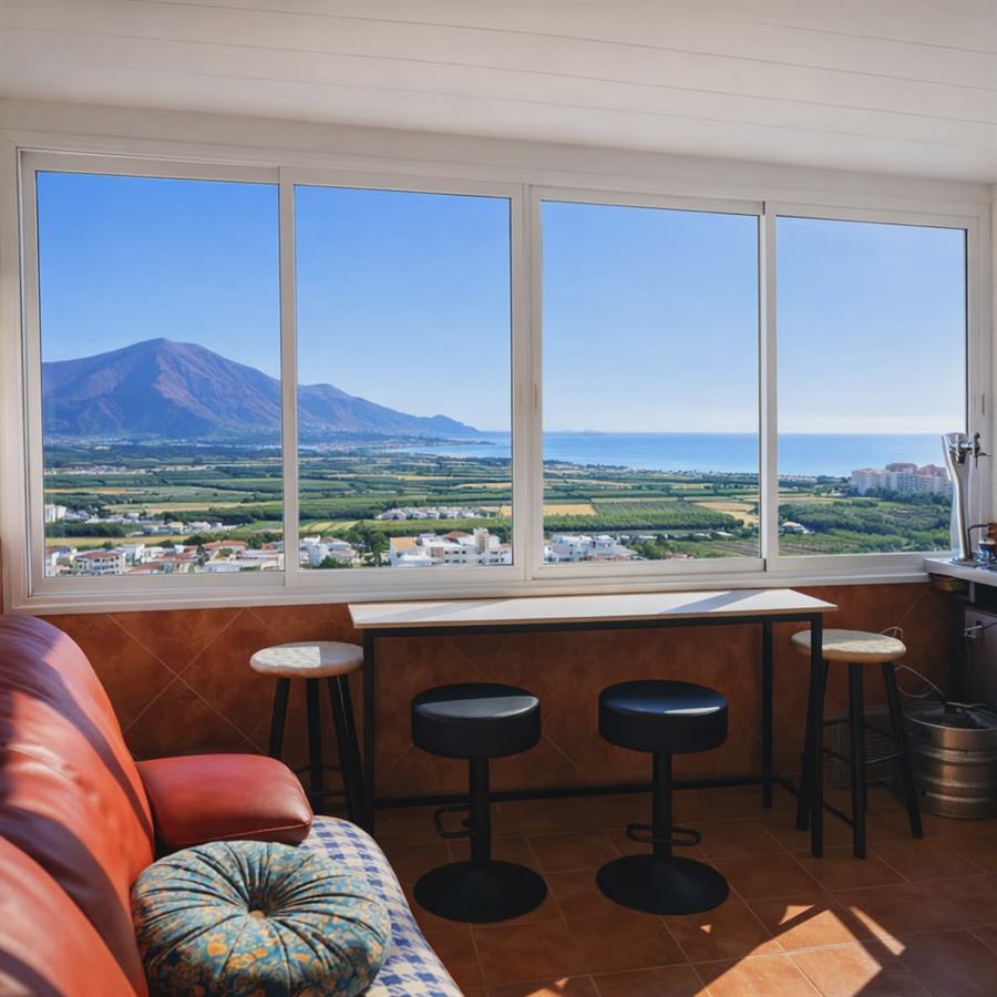 Panoramic view from Casa Miramar